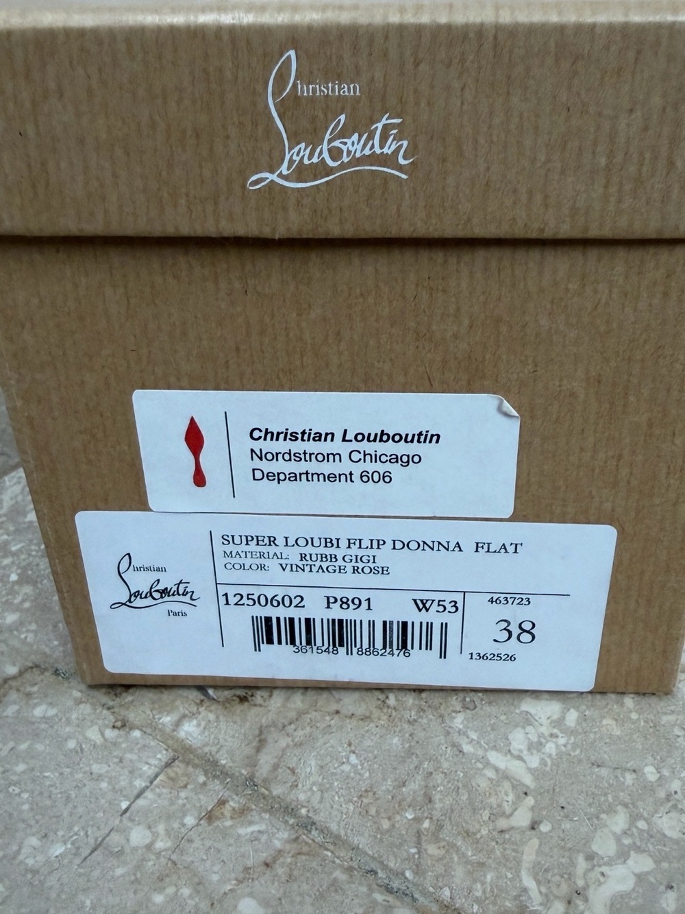 Christian Louboutin White & Black Animal Print Studded Donna Loubi Flip Flops 38 - Picture 16 of 16